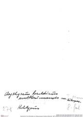 Historisches Foto (Rückseite) von Glaessneropsis heraldica (Moericke, 1897) (NHMW-AFW-GEO-BACHMAYER-FOTO-1990-0041-0278)